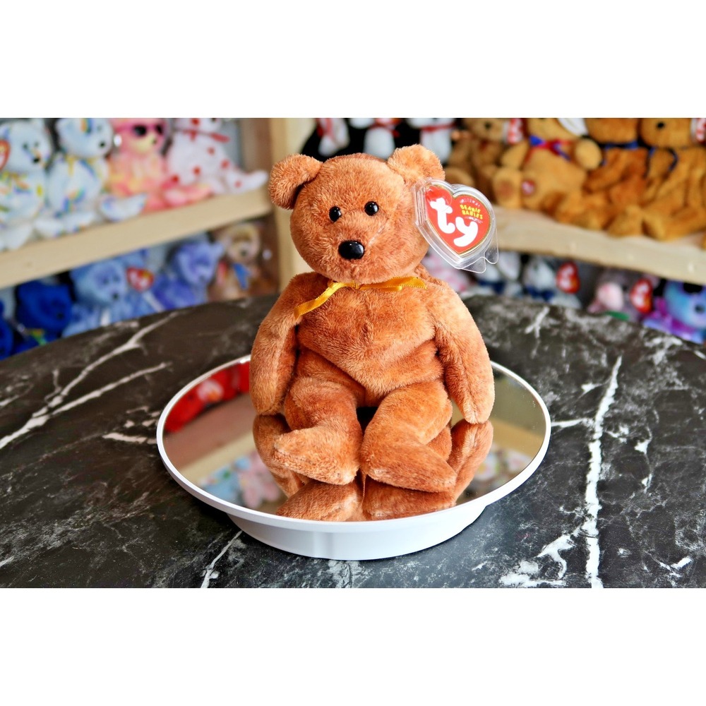 TY Beanie Baby - Grizzwald the Bear | MWMT | Vintage | Rare